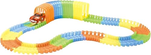 Miniatura 10 de Túnel de accesorios de pista de carreras solo para pistas de autos, juguete flexible de bricolaje para carreras, accesorios para niños