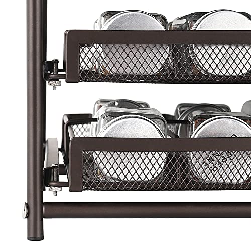 image for LIANTRAL Spice Rack Organizer for Cabinet, 3 Tier 30-Bottle Spice Draw