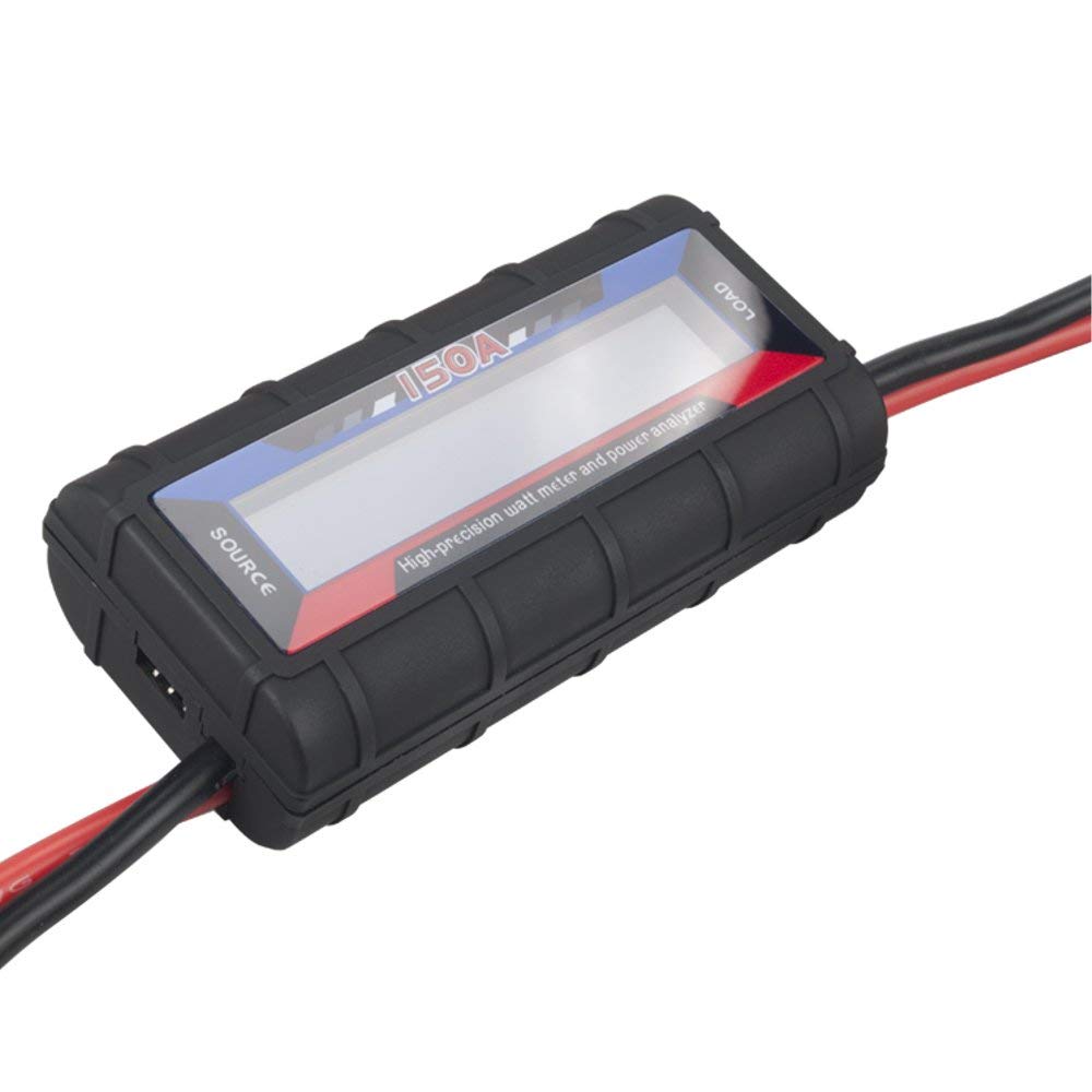 DollaTek High Precision Wattmeter 4,8 V ~ 60 V Spannung 150 A Meter Power Performance Monitor mit LCD-Bildschirm für RC-Batterie Solar Wind Power
