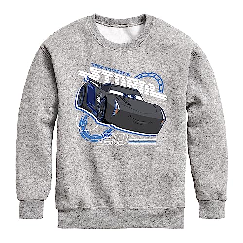 Disney Cars - Taking The Circuit By Storm - Toddler And Youth Crewneck Fleece Sweatshirt