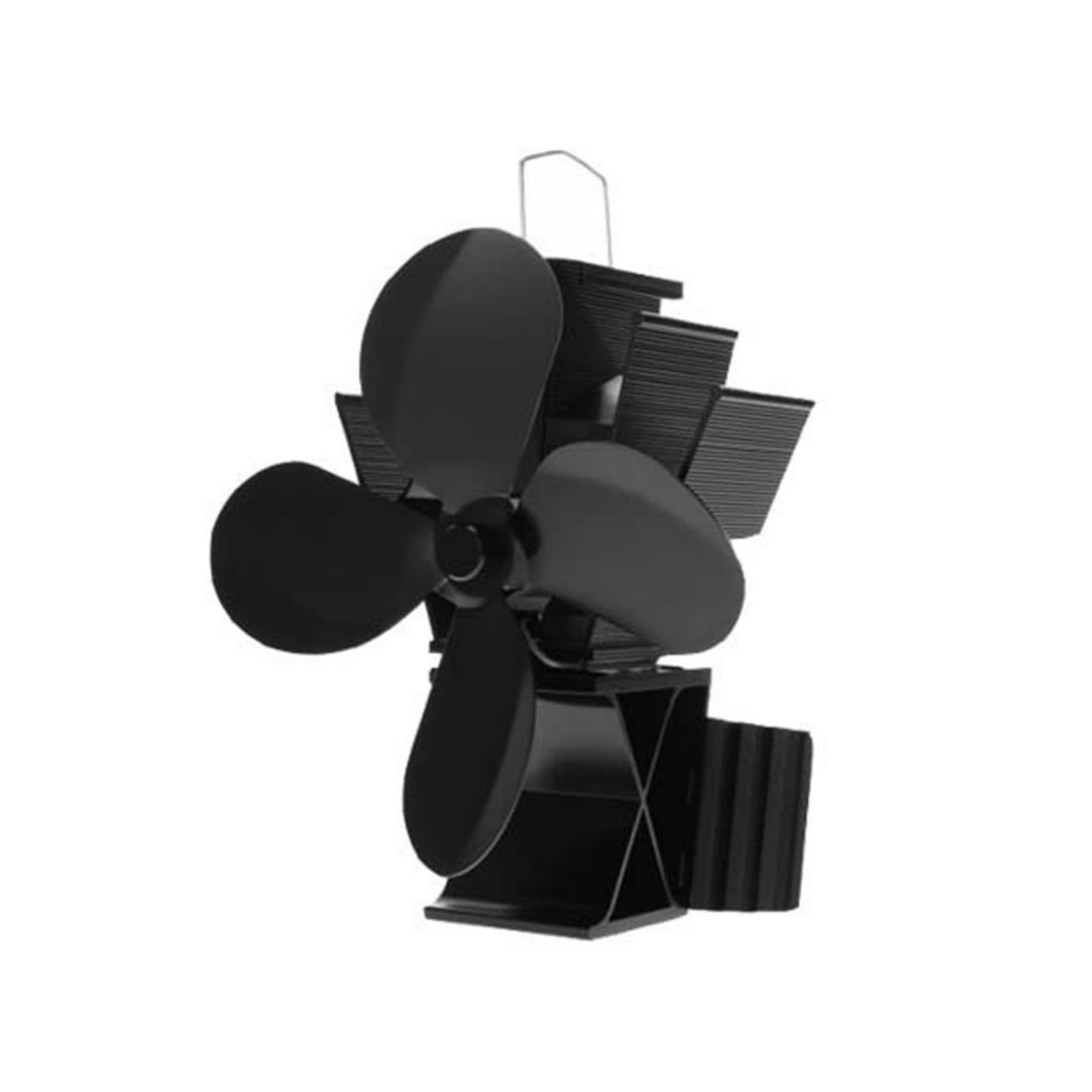 Energieaktivierter Ofenventilator ohne Strombedarf Konstruktion aus massiver Aluminiumlegierung Leiser Betrieb Leise Kamine Luftzirkulator