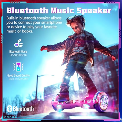 Image of SISIGAD Scooter, 6.5 inch Flash Wheels & Corlorful LED Lights, All for Girls Boys Kids Ages 6+