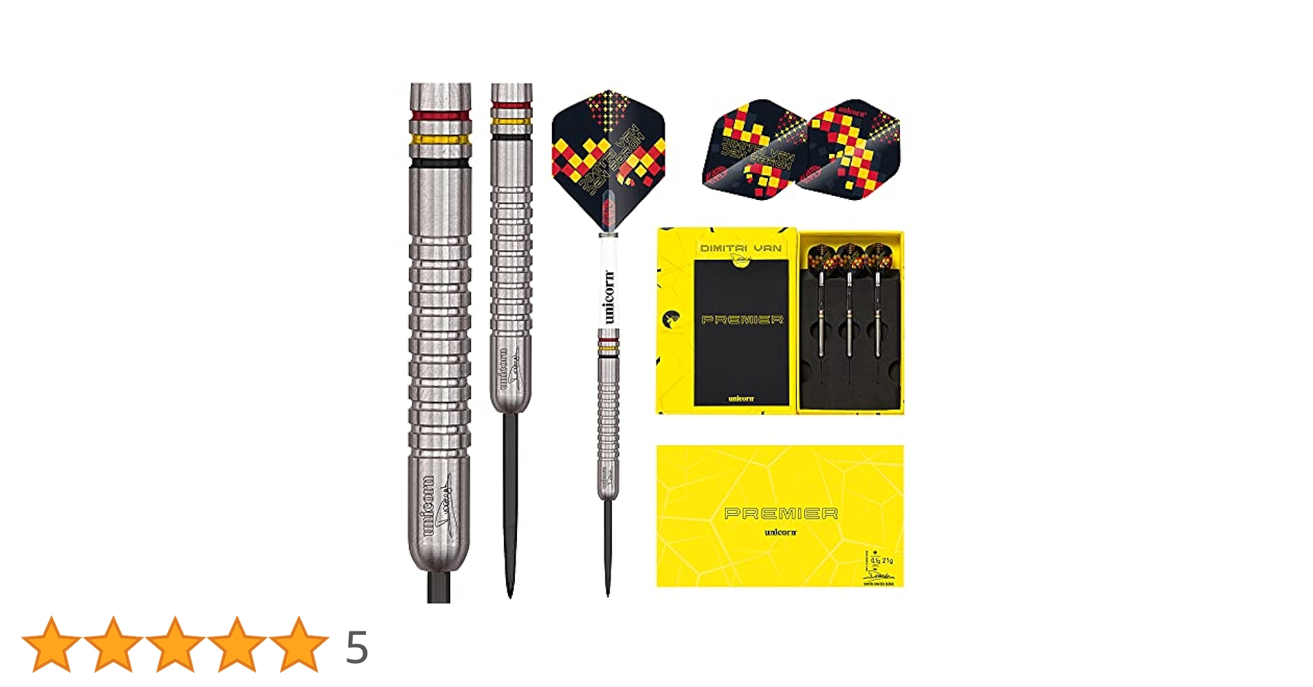 Unicorn S/T Tung James Wade 18 g weiche Spitze Dart-Set