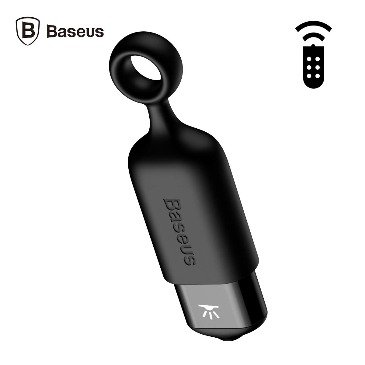 Baseus Infrared Remote Control USB Type-C [ACTR02-01] IR Remote Control for Type C Devices Distance up to 10 M Zaza Remote App - Black