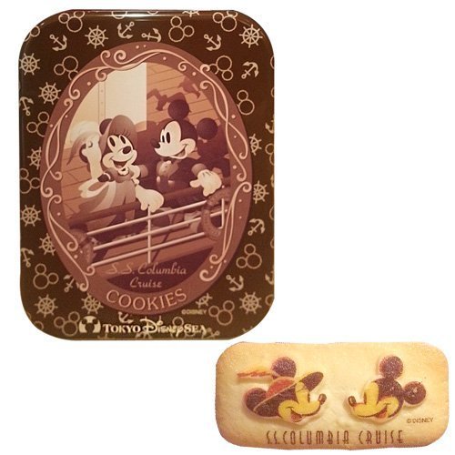 Amazon.co.jp: ミッキーマウス ミニーマウス 缶入りクッキー お菓子