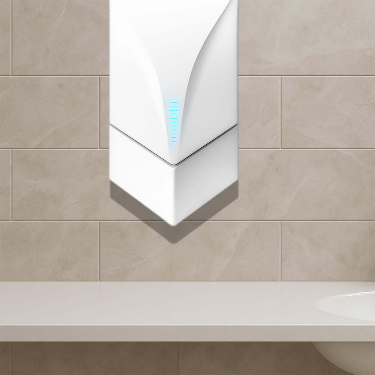 Sèche-Mains en Acier Inoxydable (séchage très Rapide).