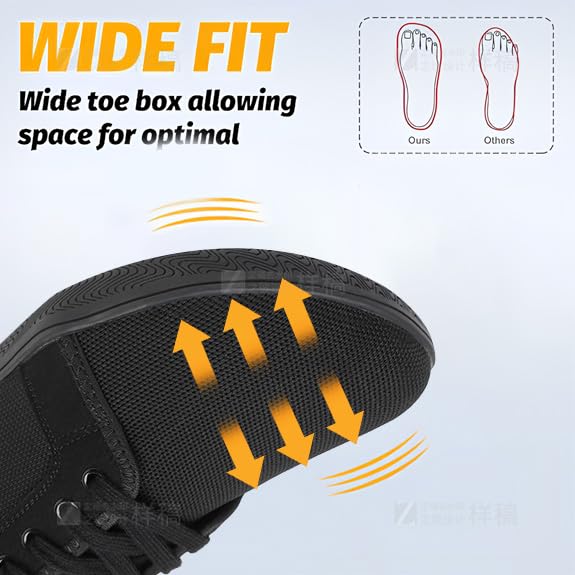 Men's Barefoot Wide Width Minimalist Shoes – Zero Drop, Ultra-Thin Flexible Sole, Extra Wide Toe Box for Natural Movement & Foot Health3