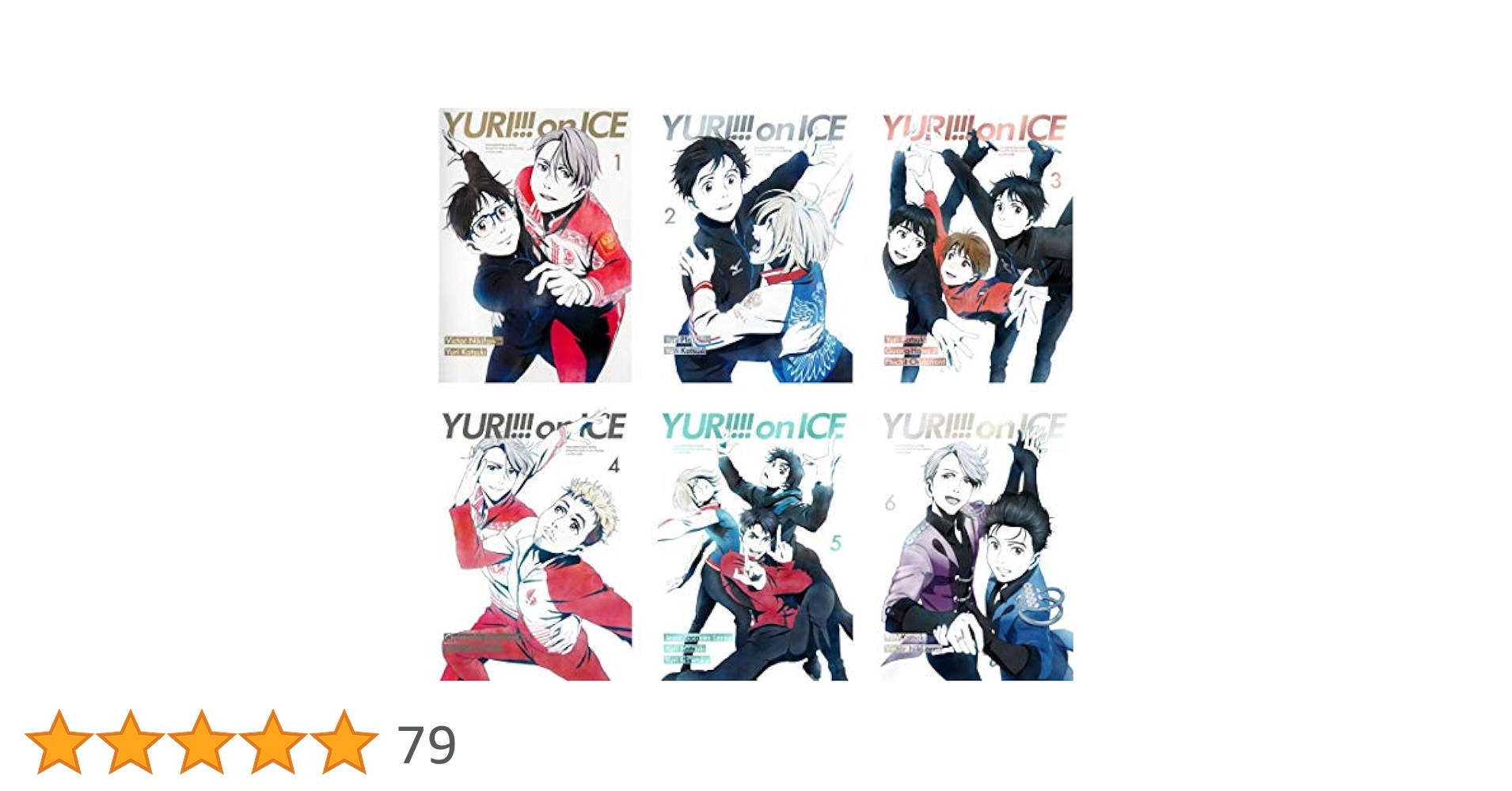 Amazon.co.jp: ユーリ!!! on ICE [レンタル落ち] 全6巻セット