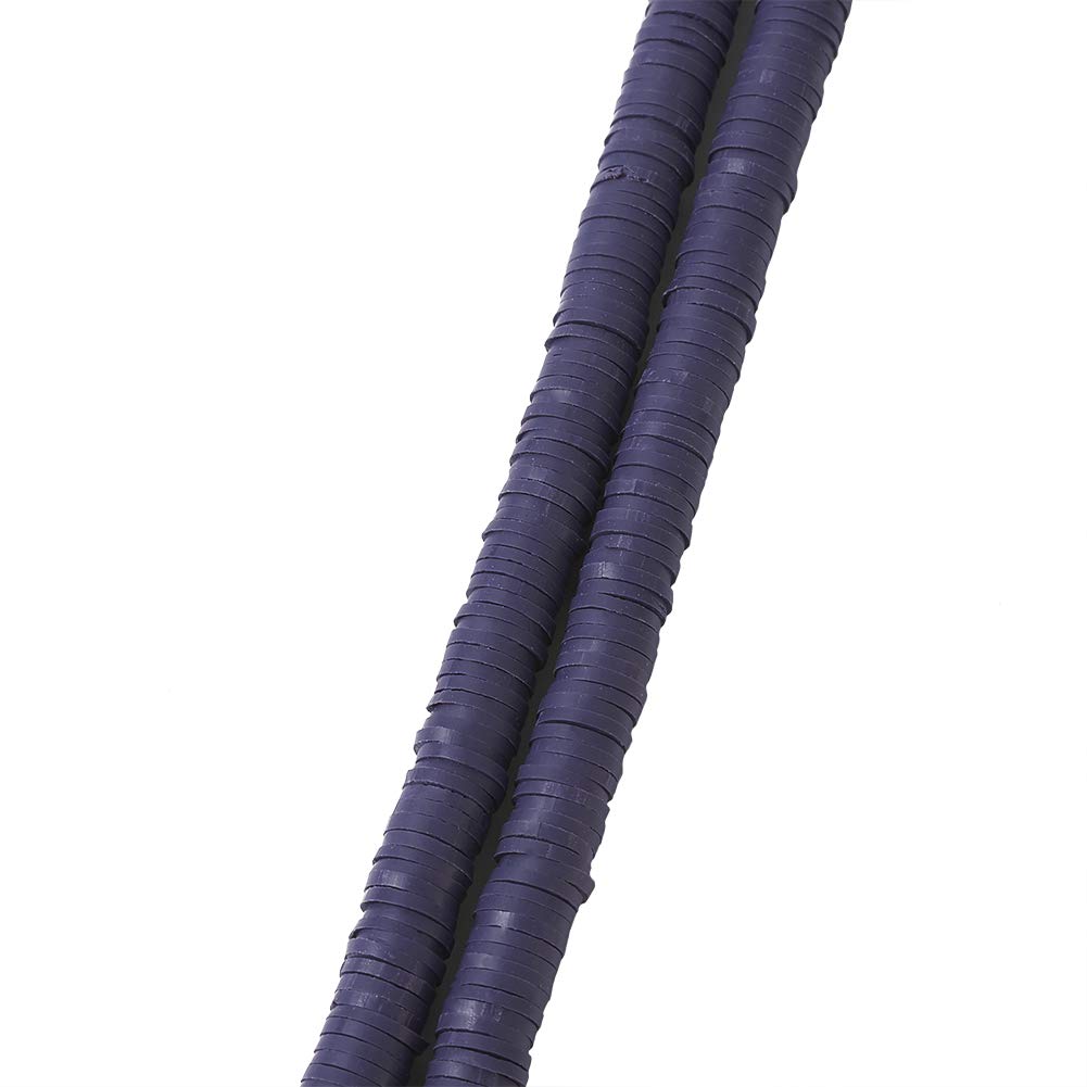 Perline Heishi In Argilla Polimerica Beadthoven, 6 Mm, 10 Fili, Colore Rosso, Per Gioielli Fai Da Te - 2