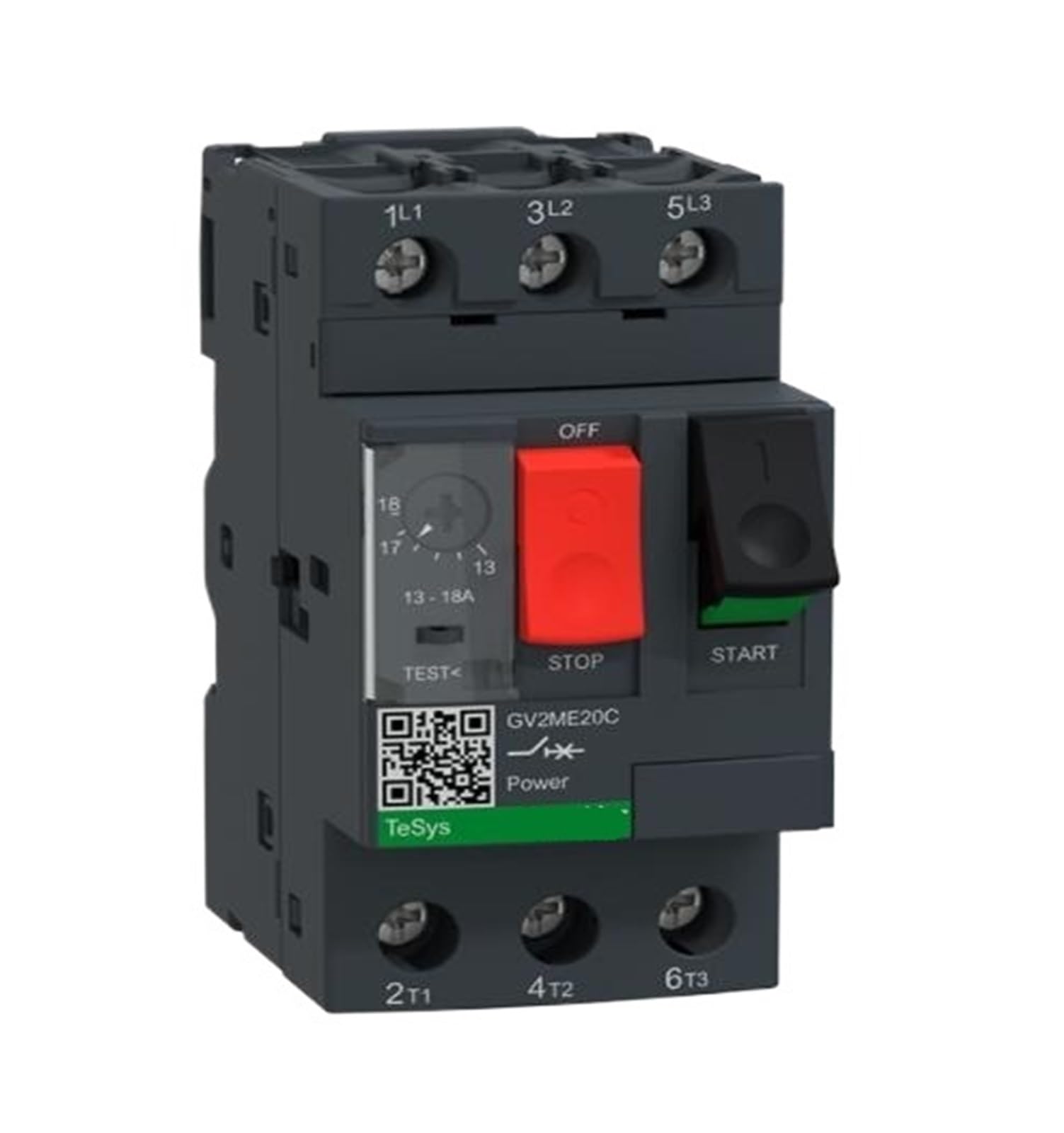 TYEXCZARF GV2M20 GV2ME20C GV2ME20 Motor circuit breaker, GV2, 3P, 13-18 A