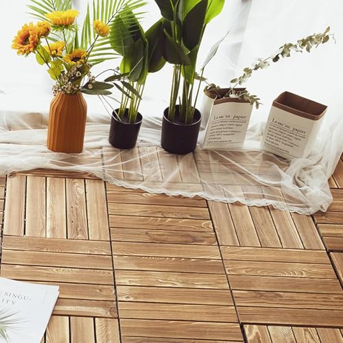 Massive ineinandergreifende Terrassenfliesen for den Außenbereich, quadratische Holzdeck-Bodenfliesen, DIY-Einrast-Verbundbodenbelag – for alle Wetterbedingungen geeignet Massive ineinandergreifende Terrassenfliesen for den Außenbereich, quadratische Holzdeck-Bodenfliesen, DIY-Einrast-Verbundbodenbelag – for alle Wetterbedingungen geeignet