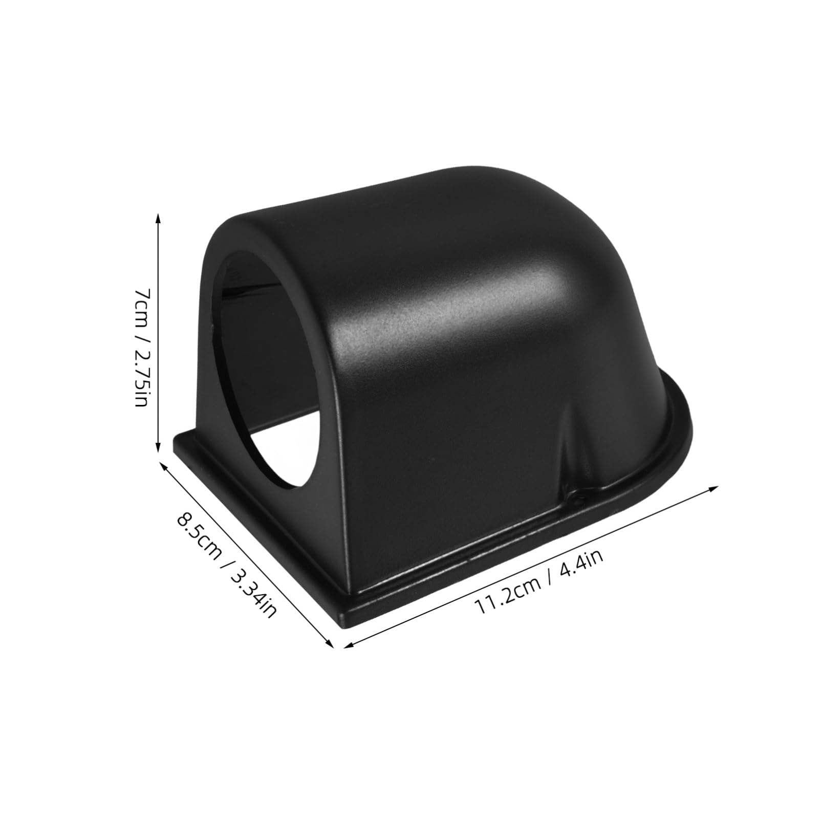 Luxshiny Support de Jauge Monotrou pour Tableau de Bord Fixation Durable et pour Montre Automobile