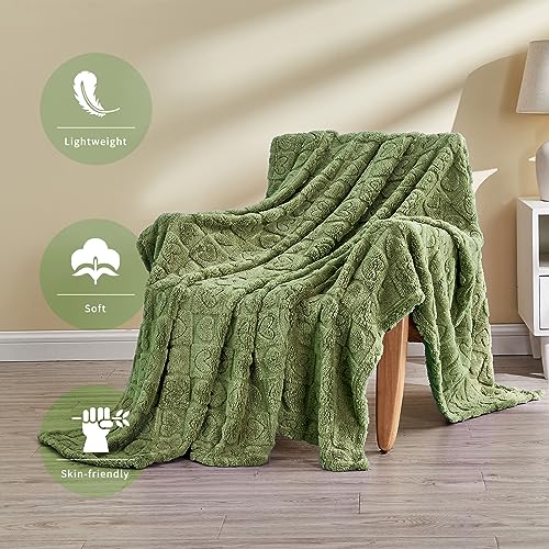 FY FIBER HOUSE Throw Blankets with Heart Checkered,Soft Warm Blankets for Lover Mom Father Gifts… – Ansicht 2
