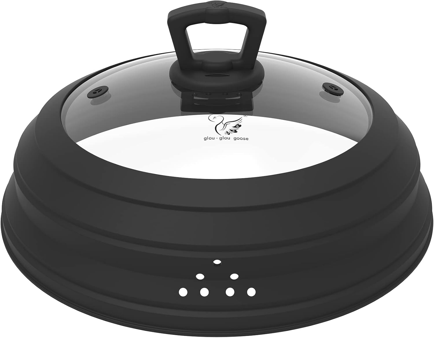 Microwave Splatter Cover Vented Glass Cover Splatter Guard