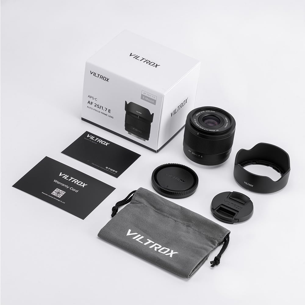 Amazon.co.jp: Viltrox AF 25mm F1.7 単焦点レンズ 大口径 軽量