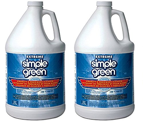 Simple Green 13406 Extreme Aircraft and Precision Cleaner, 1 Gallon Bottle (4) (2, 1 Gallon Bottle)