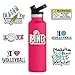 Volleyball Stickers, 100PCS Motivational Volleyball Water Bottle Stickers for Kids, Anywhere You Need Vinyl Waterproof Stuff
