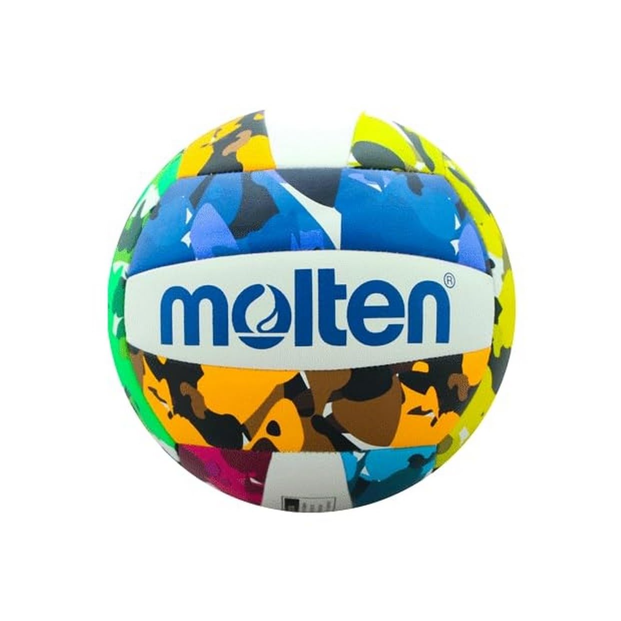 Molten MS500 Beachvolleybäll, Multicolor/Camo, 5