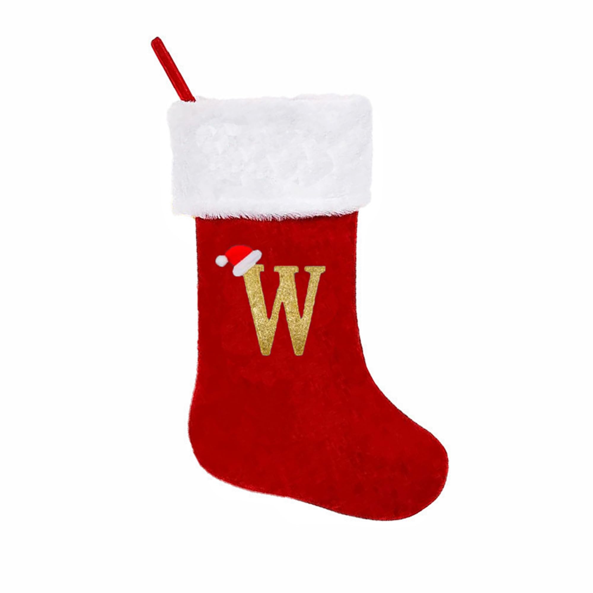 19 Inches Monogram Christmas Stockings with Letters