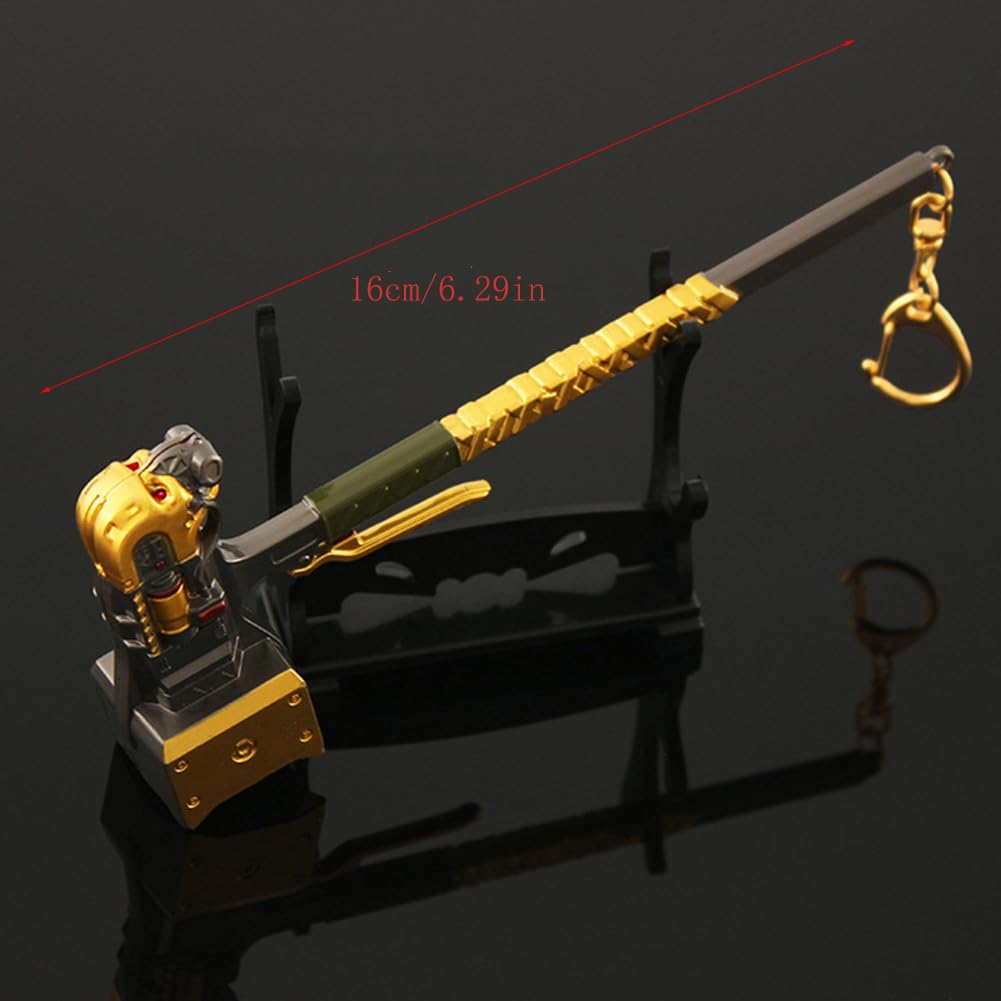 Figurki kolekcjonerskie, Brelok do kluczy z młotem śmierci Caustic Death Hammer, metalowa