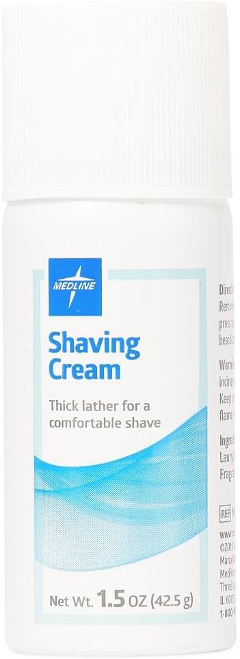 Medline MedSpa Shave Cream, 1.5 oz (Pack of 144)
