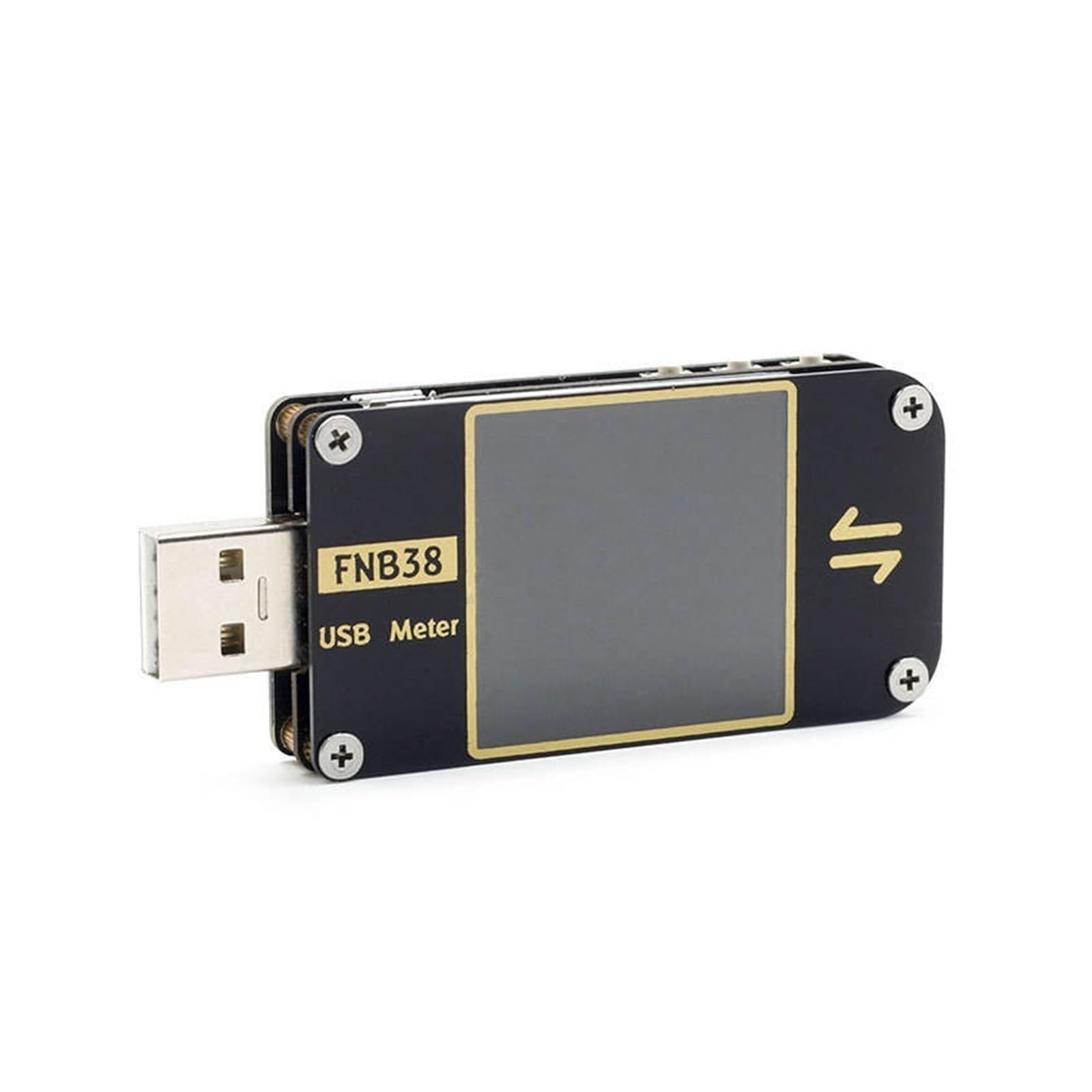 Tester USB FNB38 Tester USB DC woltomierz cyfrowy Amperymetro miernik napięcia prądu Volt Amp amperomierz detektor Power Bank wskaźnik ładowarki(2PCS)