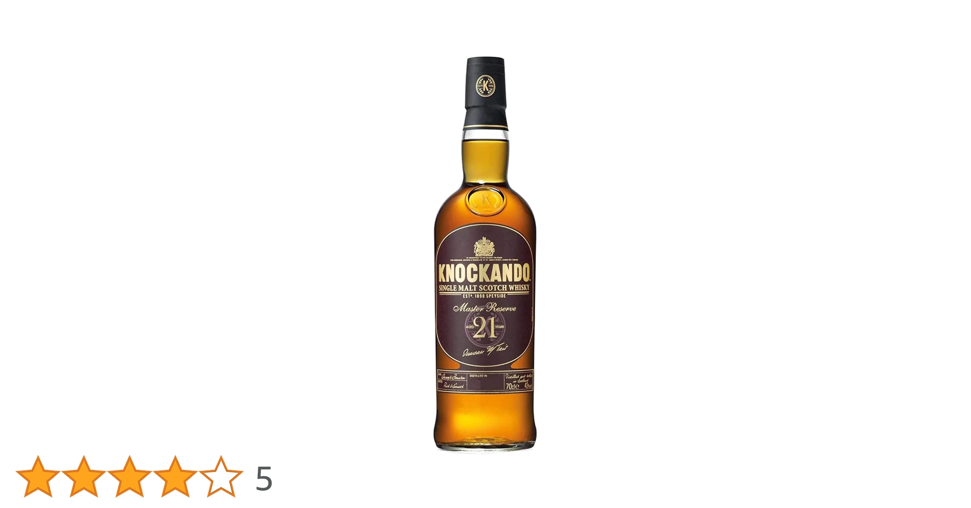 KNOCKANDO 21年 シングルモルトウイスキー 700ml2本 Amazon.co.jp: ノッカンドゥ 21年 マスターリザーブ 43度 700ml