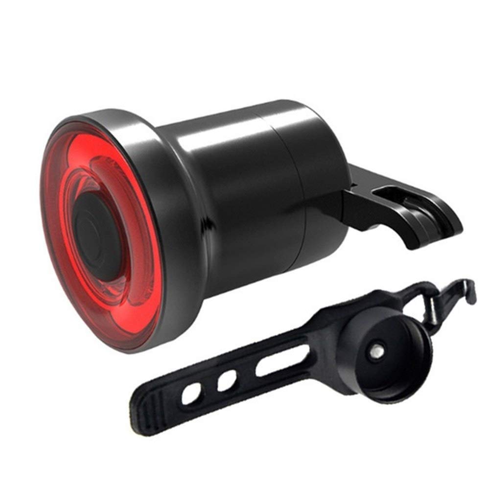 Luz Bicicleta Ciclo Posterior de la Cola de la Bici Luz USB Smart Bicicletas luz de Freno traseras LED luz Trasera Ilumina por detrás de la lámpara roja 04