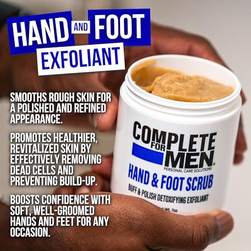 hand and foot scrub exfoliating feet hand exfoliant sugar scrub for dry skin moisturizing rough skin remover ideal for hands and feet care scrub for men