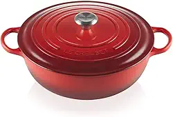 Le Creuset Panela Marmita Gourmet 32 cm Ferro Fundido Esmaltado Signature Vermelho