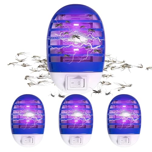 Lámpara antimosquitos UV de enchufe para interior con pack de 4 unidades 2