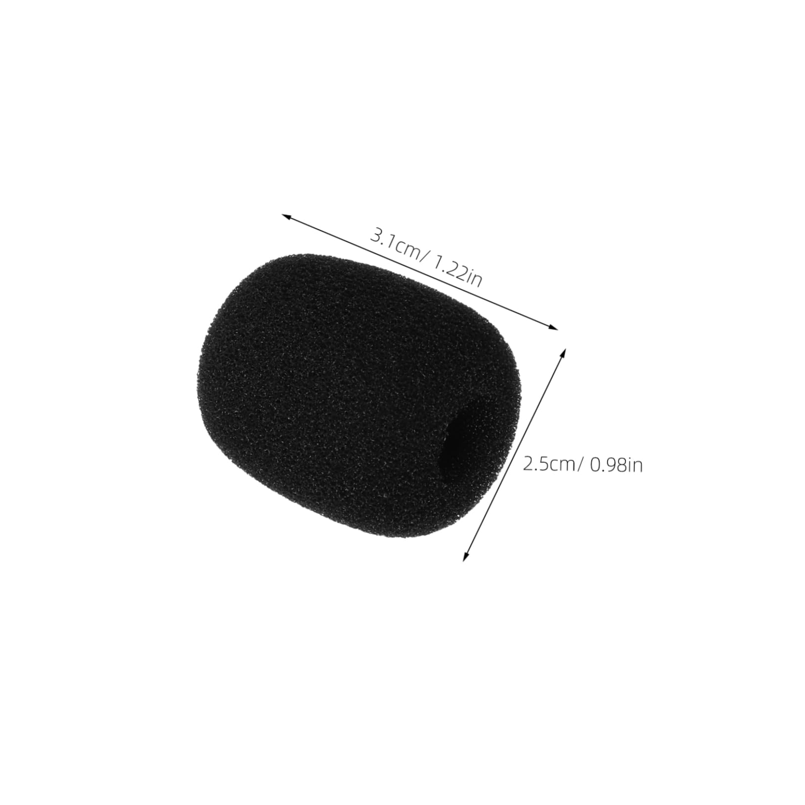 JOINPAYA 10pcs Microphone Case Handheld Microphone Windsreen Condenser Accessories Ktv Mic Cover Microphone Shield Protection Mic Isolation Shield Mic Windscreen Sleeve Black Sponge