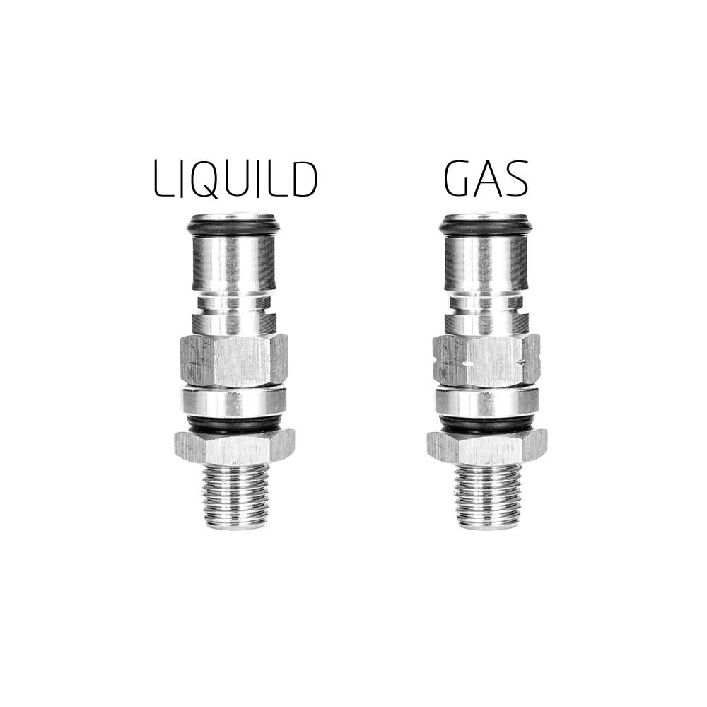 Paletta per mescolare 19/32-18" Sfera di Blocco Post 1/4 di Pollice Filettatura Gruppo Paratia Capezzolo Esagonale Sfera di Gas Blocco Post Adattatore Birra Birra agitatore per vino(Liquid and gas)