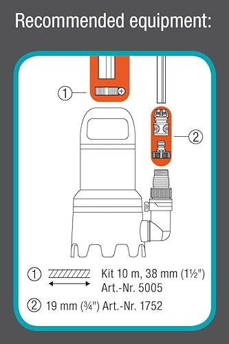Foto von Gardena Tauch- / Druckpumpe Schmutzwasser-Tauchpumpe 9.000