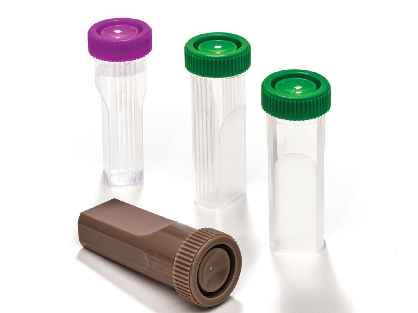 Caplugs Evergreen 240-5400-R8K Slide-Fix Lot de 1000 bocaux à glissière 4 emplacements Bouchon rouge