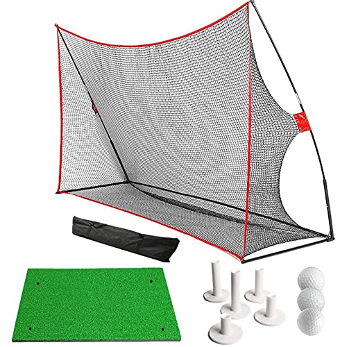FINGER TEN Golf Hitting Practice Net Target Cloth for Backyard Driving Range, Golf Chipping Training Net for Indoor Outdoor Use