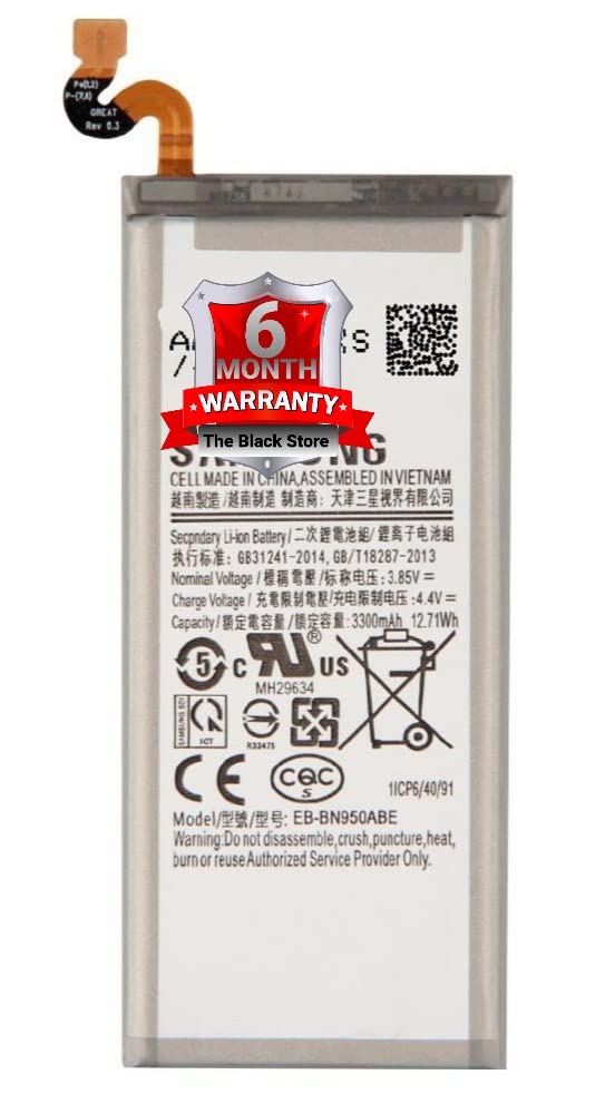 Image of Original Battery for BN950ABE Samsung Note 8 N950 3300 mAH with 6 Months Replacement Warranty