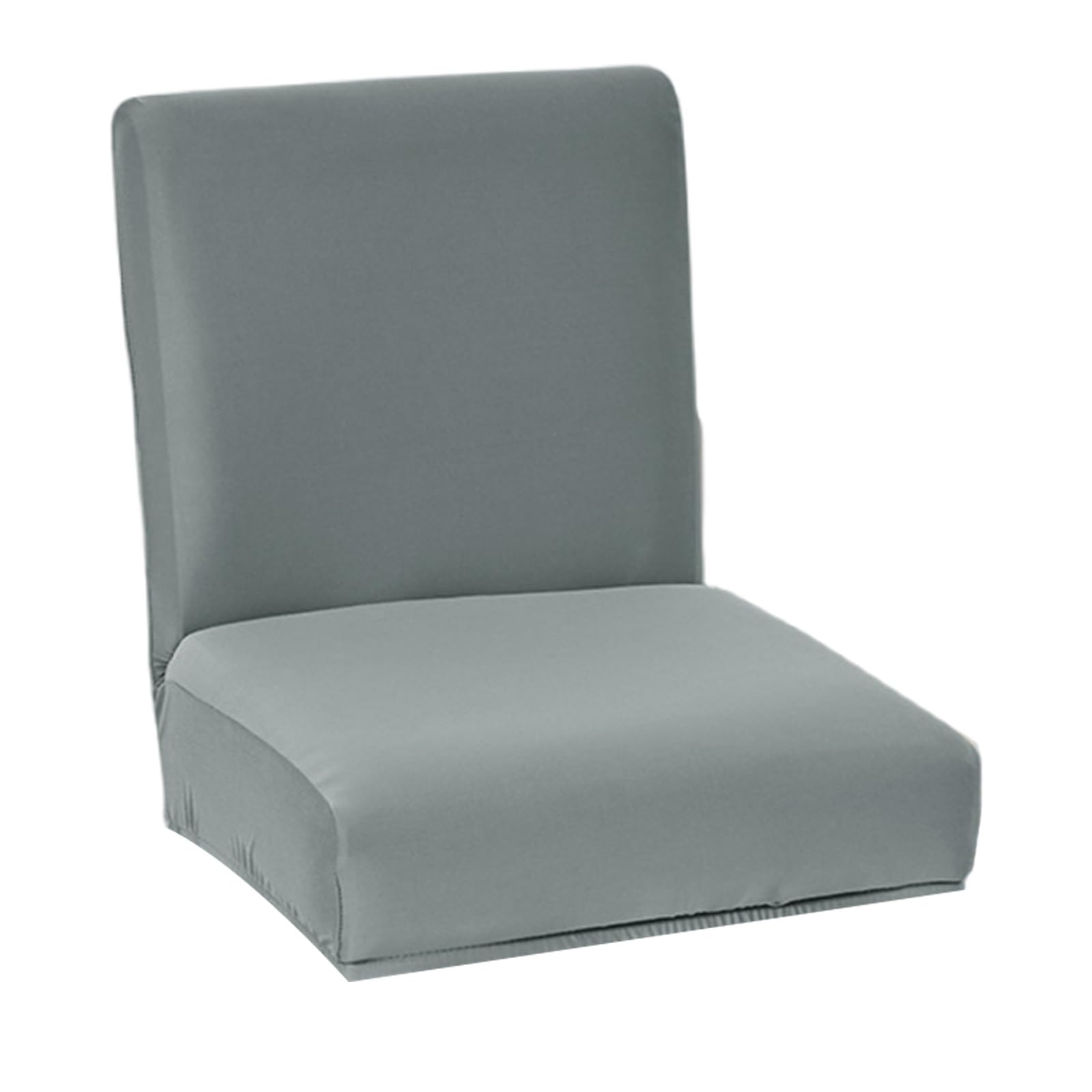 Buxuaaaa Milk Fiber Chair Cover Waterproof Spillproof Elastic Design Machine Washable Polyester Fabric High Seat Stool Slipcover High Seat Chair Stool Cover