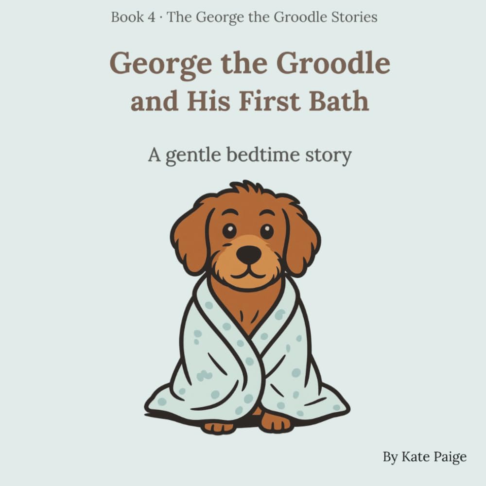 George the Groodle and His First Bath