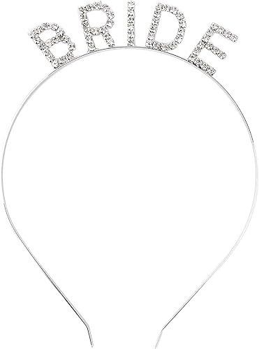 Diadema de novia diadema de novia con diamantes de imitación plateados elegante tiara de novia corona de novia despedida de soltera accesorios para