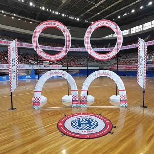 【 Scenari multiuso 】: Questo set di allenamento per corse RC FPV si adatta facilmente a allenamenti in solitaria, gare multigiocatore, percorsi di abilità o sfide di velocità. Adatto per uso interno ed esterno in luoghi come case, scuole, uffici, luoghi di lavoro o cortili.