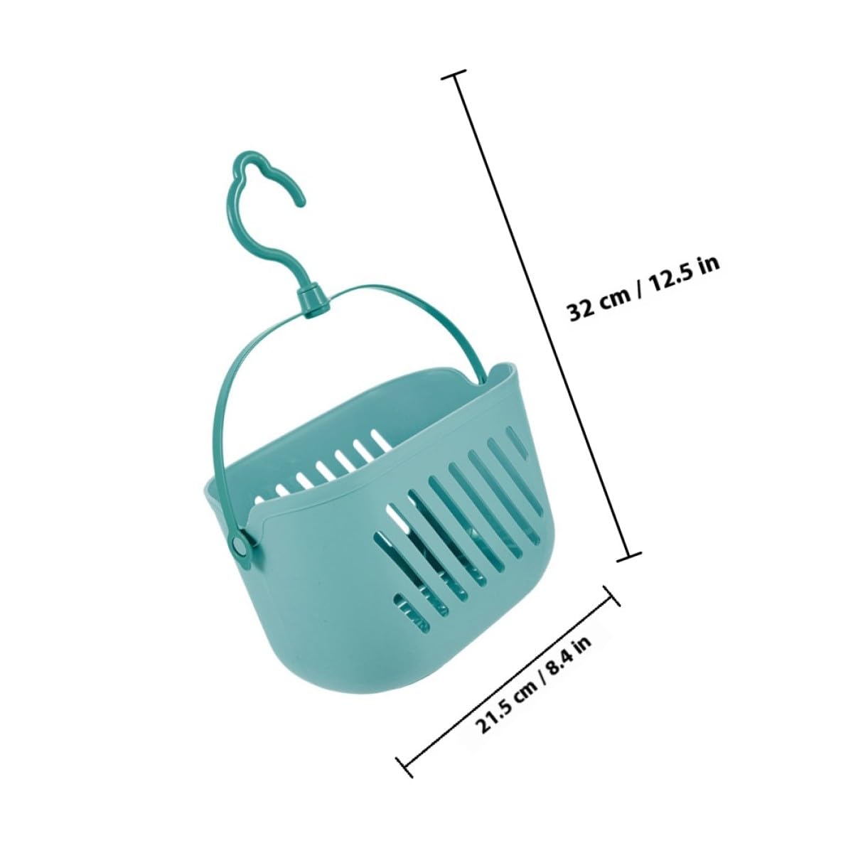 Veemoon Cesta Colgante de Pared para Baño 4 Piezas Plástico (,) Organizador de Ducha Portátil para Gel, Champú y Accesorios de Limpieza