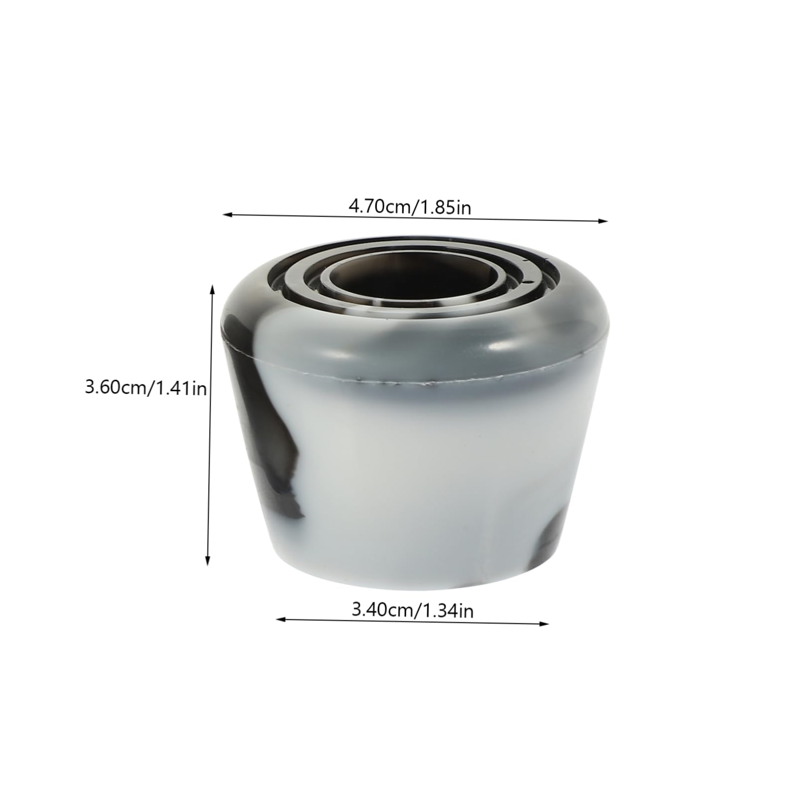 Abaodam Roller Skate Toe Stops Easy to Install Toe Stopper Plug Brakes for Safe Skating