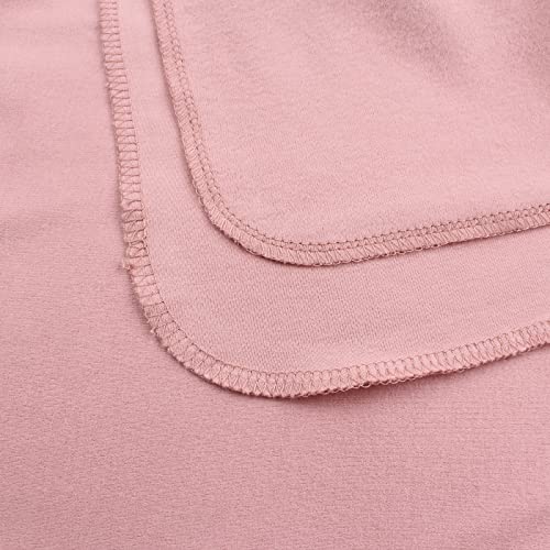 Image of PESAAT Cotton Baby Swaddle Hat Set Newborn Infant Hats Receiving Blankets for Baby Boys Girls