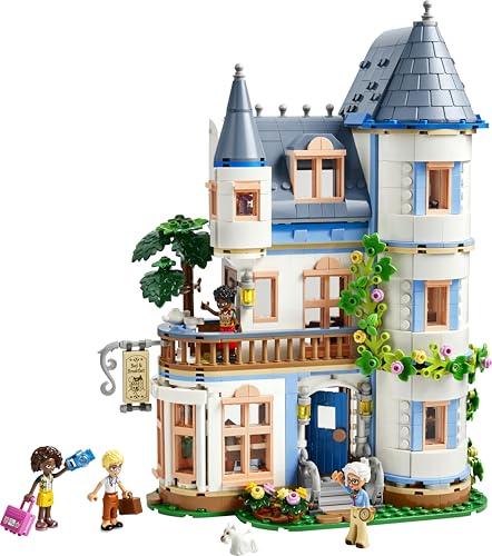 Friends Bed And Breakfast al Castello, Giochi per lo Sviluppo Sociale per Bambine e Bambini da 12 Anni, Hotel Giocattolo da Costruire, Albergo a 3 Paini con 4 Personaggi, Cane e Accessori, 42638 - Lego - Immagine 8