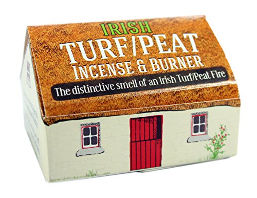 Irish Turf/Peat Incense and 1.5 inch sq Burner Plate Beige