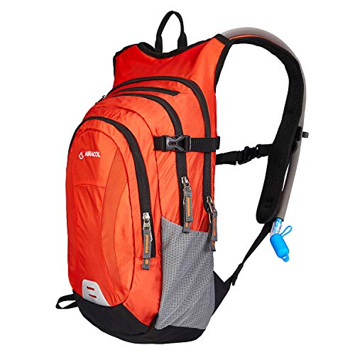MIRACOL Hydration Backpack Packs with 2L Auto Shut-Off Water Bladder, Insulated Hydration Backpacks