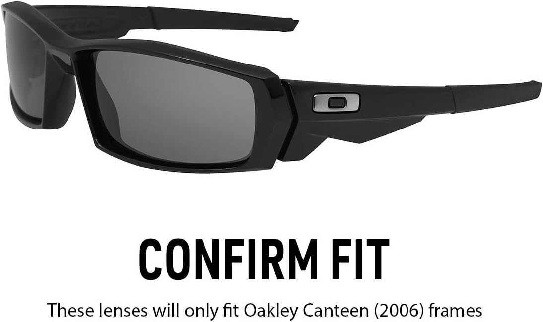 IKON LENSES Replacement Lenses For Oakley Canteen 2006 Sunglasses (Polarized)