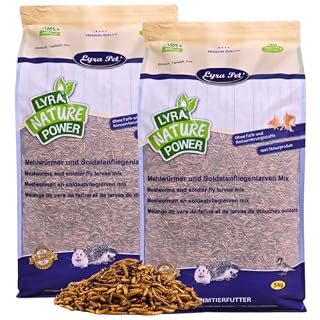 Lyra Pet vers de farine et larves de mouches soldats 10 kg