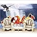 Produktbild Pmhhc Fond D'Écran 3D Cheval Groupe Eagle Nuit De La Tombe Fond D'Écran Fond D'Écran Salon Chambre À Coucher Tv Fond Murale Papier Peint 3D-400X280Cm